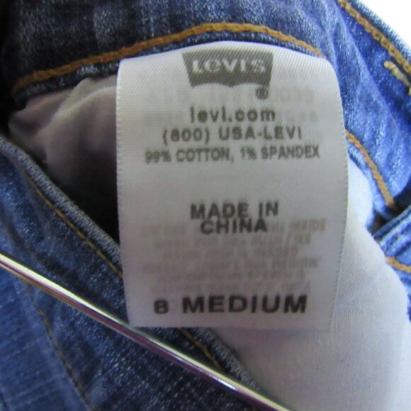 Levi's 515 Boot Cut Blue Jeans Women's 8 - Picture 6 of 6